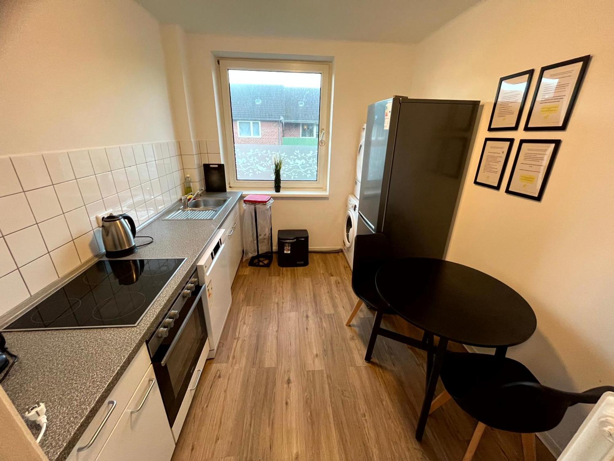 3-Zimmer Monteurwohnung Mit Balkon Neumünster Esterno foto
